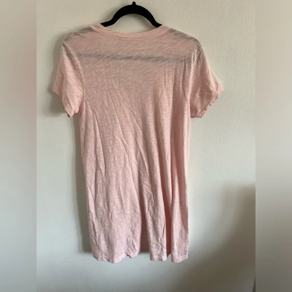 WILT T Shirt Dress in Pale Pink, XS - Picture 5 of 6